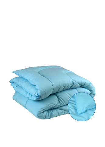 Одеяло силиконовое 172х205 Руно однотонное голубое