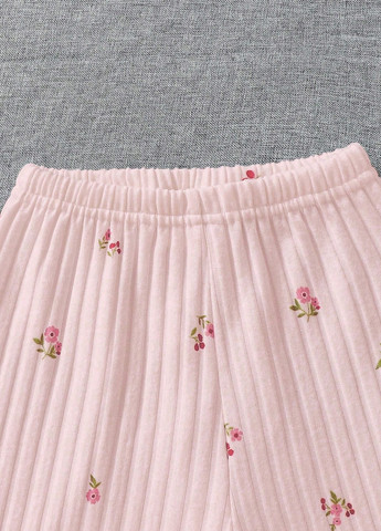 Світло-рожева всесезон піжама (кофта, штани) SHEIN