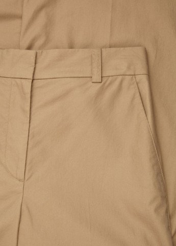 Светло-коричневые кэжуал демисезонные прямые брюки Cos