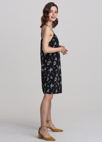 Комбинированное кэжуал платье с открытыми плечами befree с абстрактным узором