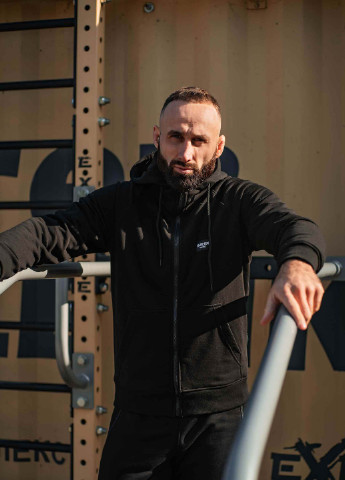 Зіпер без начосу чорний Custom Wear (255916026)