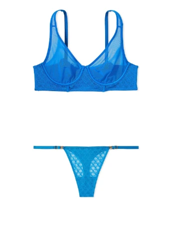 Синій демісезонний комплект (бюстгальтер, трусики) Victoria's Secret