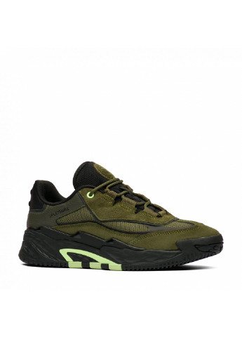 Зеленые демисезонные кроссовки мужские 47723 No Brand