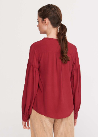 Бордовая демисезонная блуза Reserved