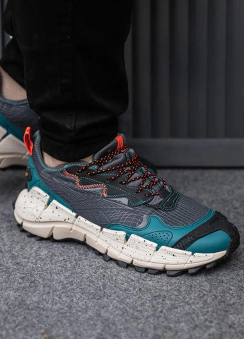 Сіро-синій всесезон кросівки No Brand