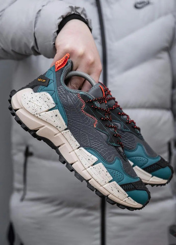 Сіро-синій всесезон кросівки No Brand