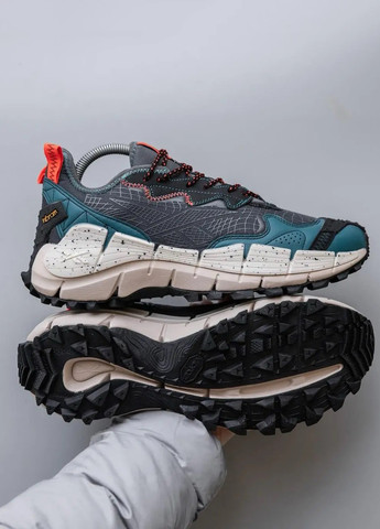 Сіро-синій всесезон кросівки No Brand