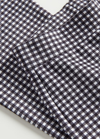 Черно-белые кэжуал демисезонные клеш брюки Reserved