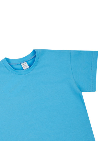 Голубая летняя футболка Garnamama