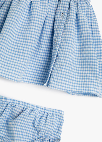 Голубой летний комплект (платье, трусики) KOTON