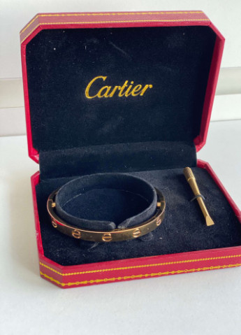 Браслет Cartier Репліка No Brand love bracelet 17,5s yellow gold (246596983)