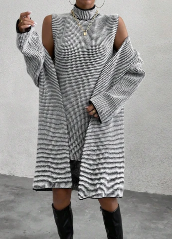 Костюм (кардиган, платье) SHEIN (309158247)