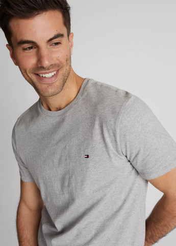 Світло-сіра футболка Tommy Hilfiger