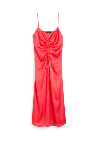 Червона кежуал сукня сукня-комбінація C&A однотонна