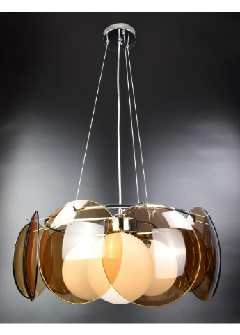 Люстра стельова на 3 лампочки AT13/3-br Хром 50х55х55 см. Sunnysky (253122230)