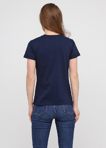 Синя літня футболка жіноча 19ж441-24 ліловий з коротким рукавом Malta