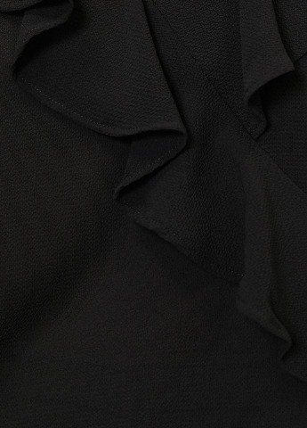 Чёрная блуза на запах KOTON