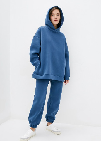 Худі трикотажне утеплене з капюшоном Teal Forly (251127017)