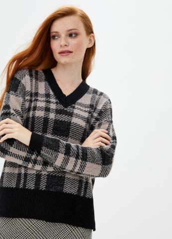 Комбинированный демисезонный пуловер Sewel