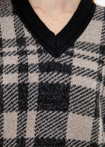 Комбінований демісезонний пуловер Sewel