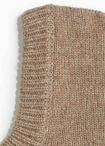 H&M балаклава однодирочна меланж коричневий кежуал поліестер, вовна виробництво - Китай