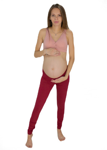 Красные демисезонные 630204 леггинсы для беременных красный (под живот) HN