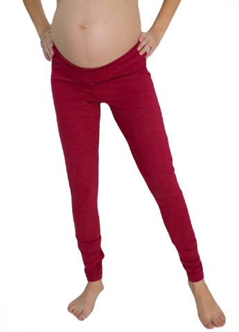 630204 Легінси для вагітних трикотаж Червоний ( під живіт ) HN (222080616)