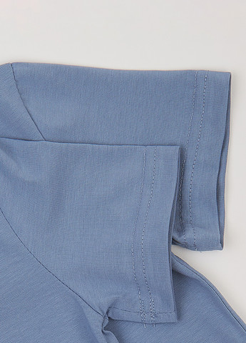 Голубая летняя футболка Garnamama