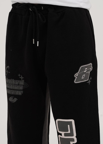 Черные спортивные, кэжуал демисезонные прямые брюки Boohoo