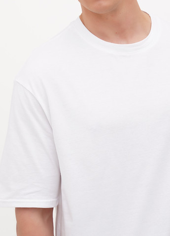 Белая демисезонная мужская футболка оверсайз KASTA design
