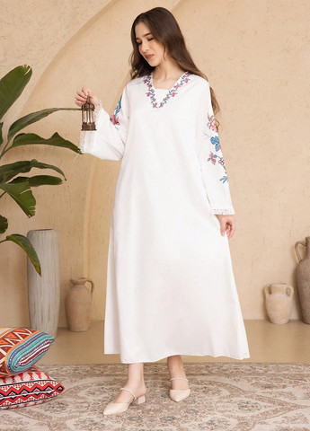 Молочное платье SHEIN (367017854)