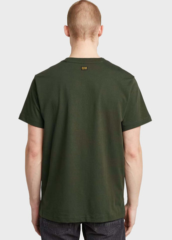 Хаки (оливковая) футболка G-Star Raw