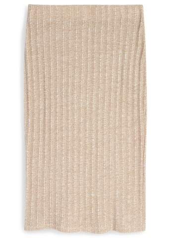 Бежевая кэжуал меланж юбка C&A