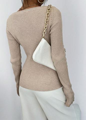 Бежевий демісезонний светр SHEIN