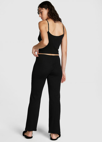 Черная всесезон пижама (майка, брюки) майка + брюки Victoria's Secret