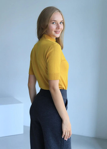 Горчичный демисезонный джемпер джемпер Fashion