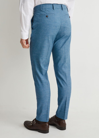 Синие классические демисезонные классические брюки C&A