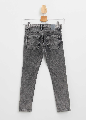 Серые демисезонные скинни джинсы DeFacto