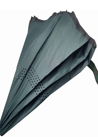 Темно-зелена} розумна вдосконалена парасолька навпаки однотонна зворотня парасолька (523199745) темно-зелений Francesco Marconi (205436450)