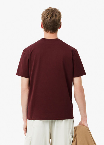 Коричневая футболка Lacoste