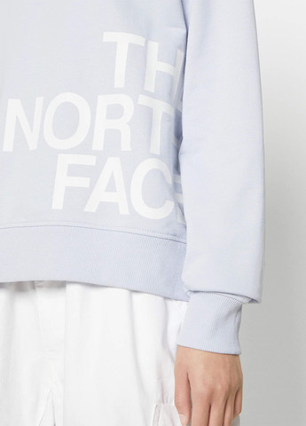 Светло-голубой свитшот The North Face логотип без декора (327234436)