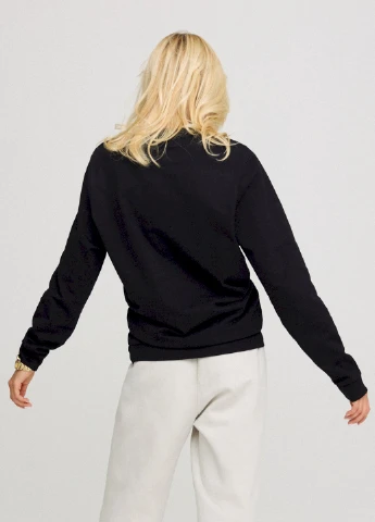 Чорний свитшот женский oversize /no flis/ YAPPI (254658775)