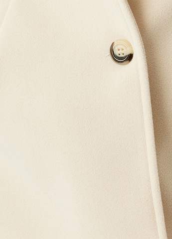 Бежевое Кэжуал полупальто однобортное KOTON однотонное