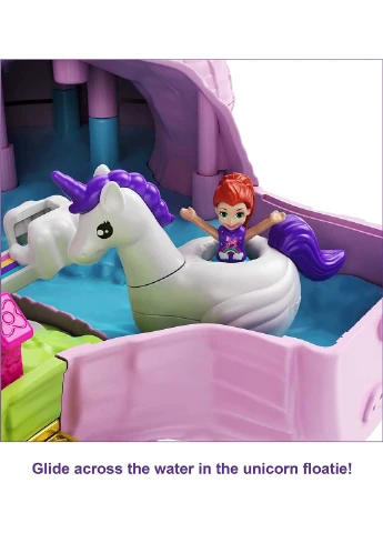 Ігровий набір Поллі Покет Polly Pocket Unicorn Кишеньковий Світ Єдиноріг Сюрприз (GKL24) Mattel (256140191)