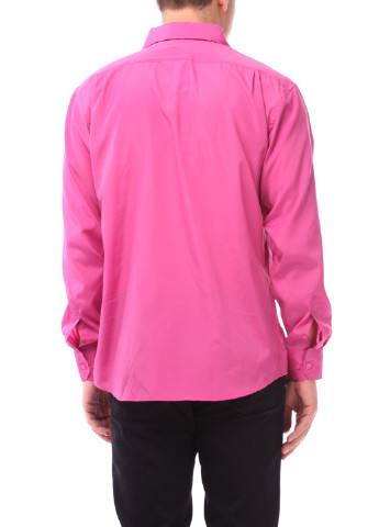 Розовая классическая рубашка однотонная Aldo & Co с длинным рукавом