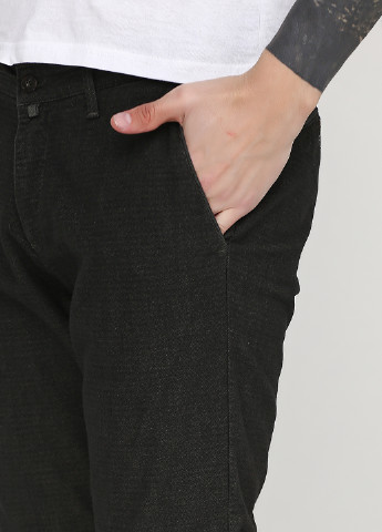 Темно-серые кэжуал демисезонные зауженные брюки Eleven
