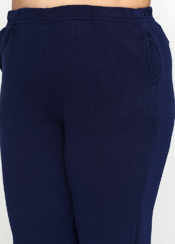 Синие кэжуал демисезонные прямые брюки BRANDTEX CLASSIC