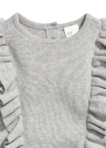 Серое платье H&M (89949981)