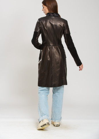 Плащ Чорний Donna Bacconi демісезон (243759007)