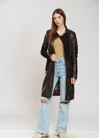 Плащ Чорний Donna Bacconi демісезон (243759007)